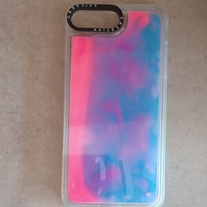Casetify Vibrant Pink and Blue Phone Case